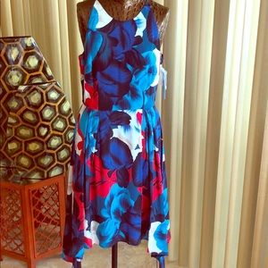 Antonio Melani Floral Silk Dress NWT
